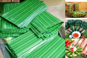 Lá chuối giả gói giò