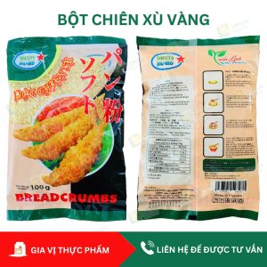Bột chiên xù Panko tạo lớp vỏ giòn rụm ngon miệng