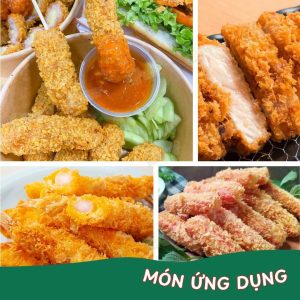 Ứng dụng đa dạng của bột chiên xù