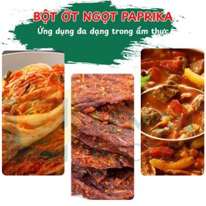 Ứng dụng của bột ớt ngọt paprika