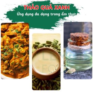 Công dụng của thảo quả xanh