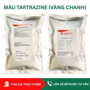 Màu vàng chanh trong thực phẩm