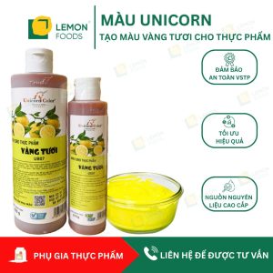 Màu vàng tươi Unicorn