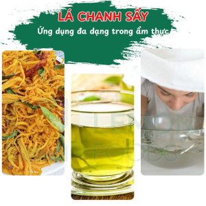 Ứng dụng của lá chanh khô