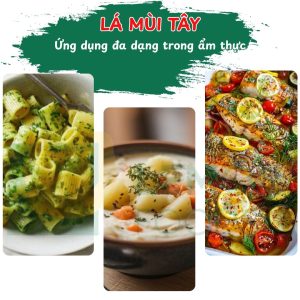 Ứng dụng của lá parsley khô