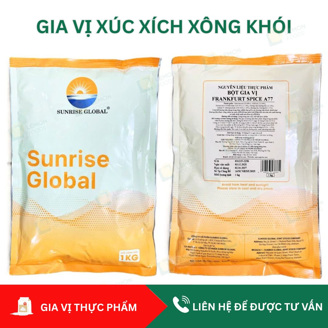 Gia vị xúc xích Frankfurter