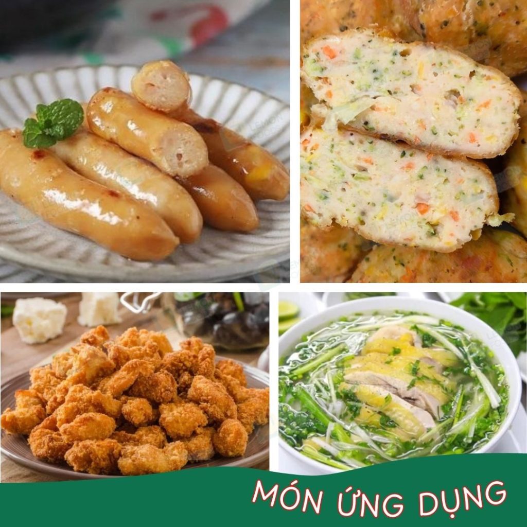 Hương thịt gà tăng mùi thơm đậm đà và bền nhiệt