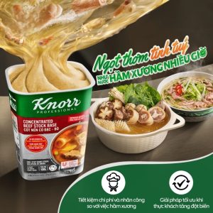 Vì sao súp nền bò Knorr lại được ưa chuộng?