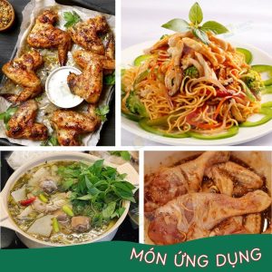 Nước cốt gà cô đặc giúp dậy vị đậm đà cho món ăn