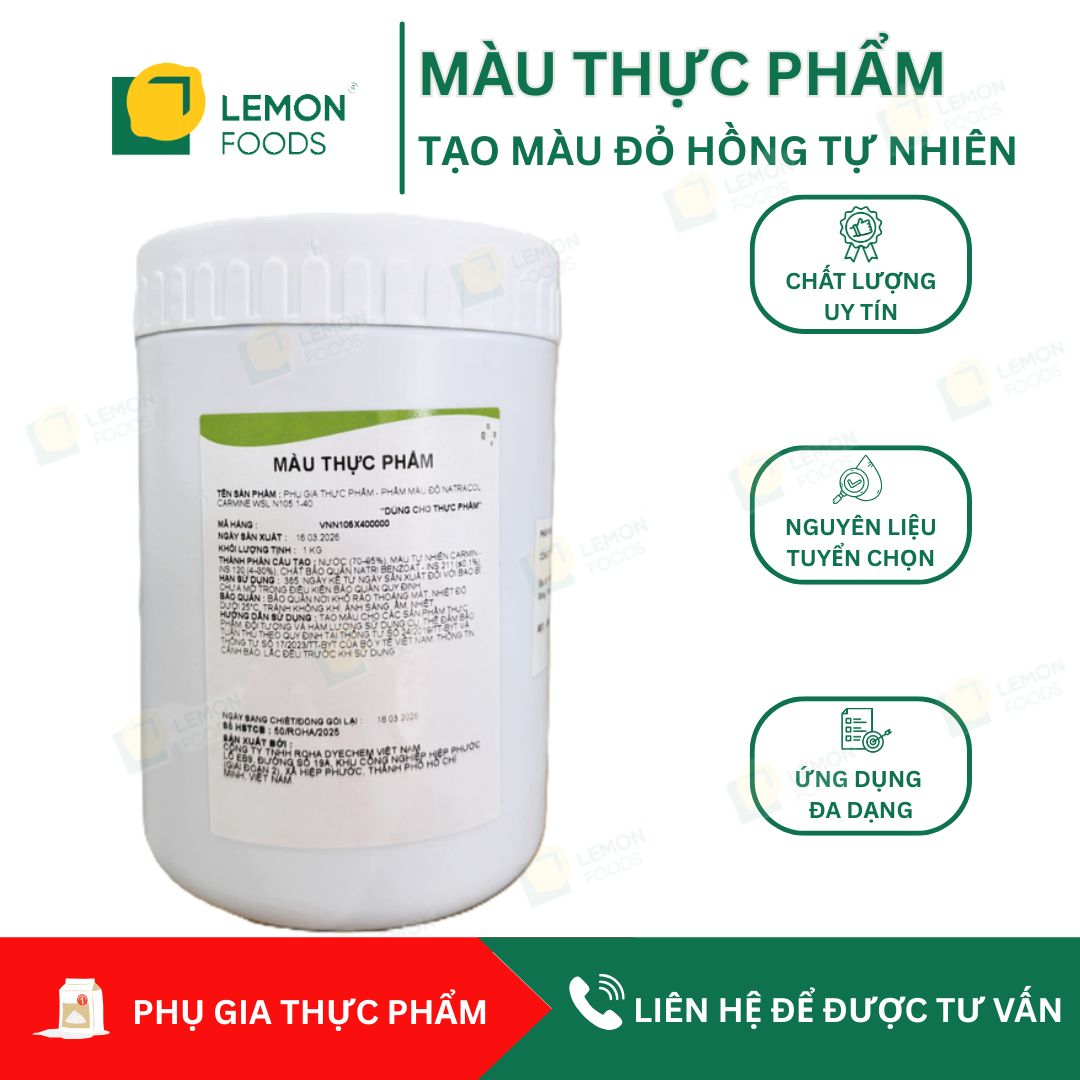 Phẩm màu đỏ - Carmine