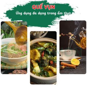 Quế vụn thơm cay dùng khử tanh và tăng mùi vị