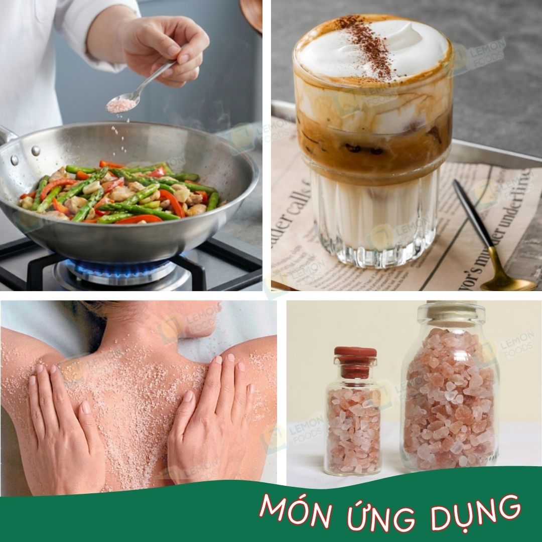 Ứng dụng đa dạng của muối hồng trong cuộc sống
