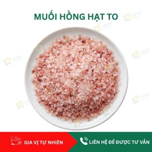 Muối hồng Himalya hạt to được ưa chuộng pha nước tắm và trang trí