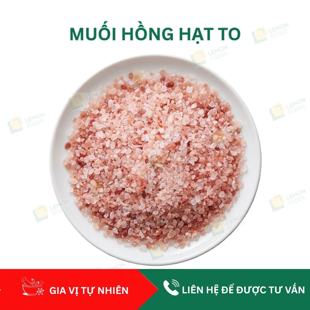 Muối hồng Himalya hạt to được ưa chuộng pha nước tắm và trang trí