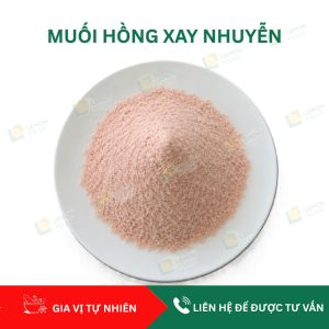 Muối hồng xay nhuyễn chuyên dùng trong chế biến món ăn