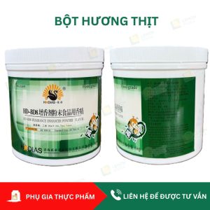 Hương thịt bột tạo mùi thơm rõ rệt và bền nhiệt