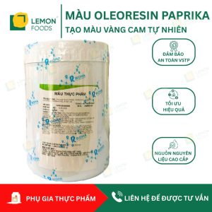 Màu paprika tan trong nước (Oleoresin Paprika)