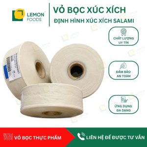 Vỏ bọc xúc xích - Fibrous casing for salami