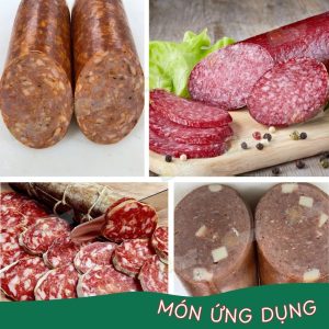 Vỏ bọc dùng cho xúc xích salami, xúc xích xông khói...