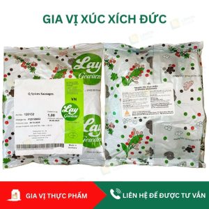 Gia vị xúc xích Đức