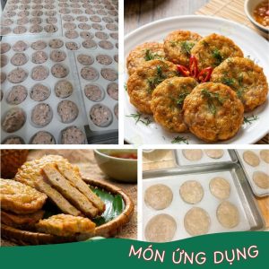 Khuôn nhựa làm chả hình tròn