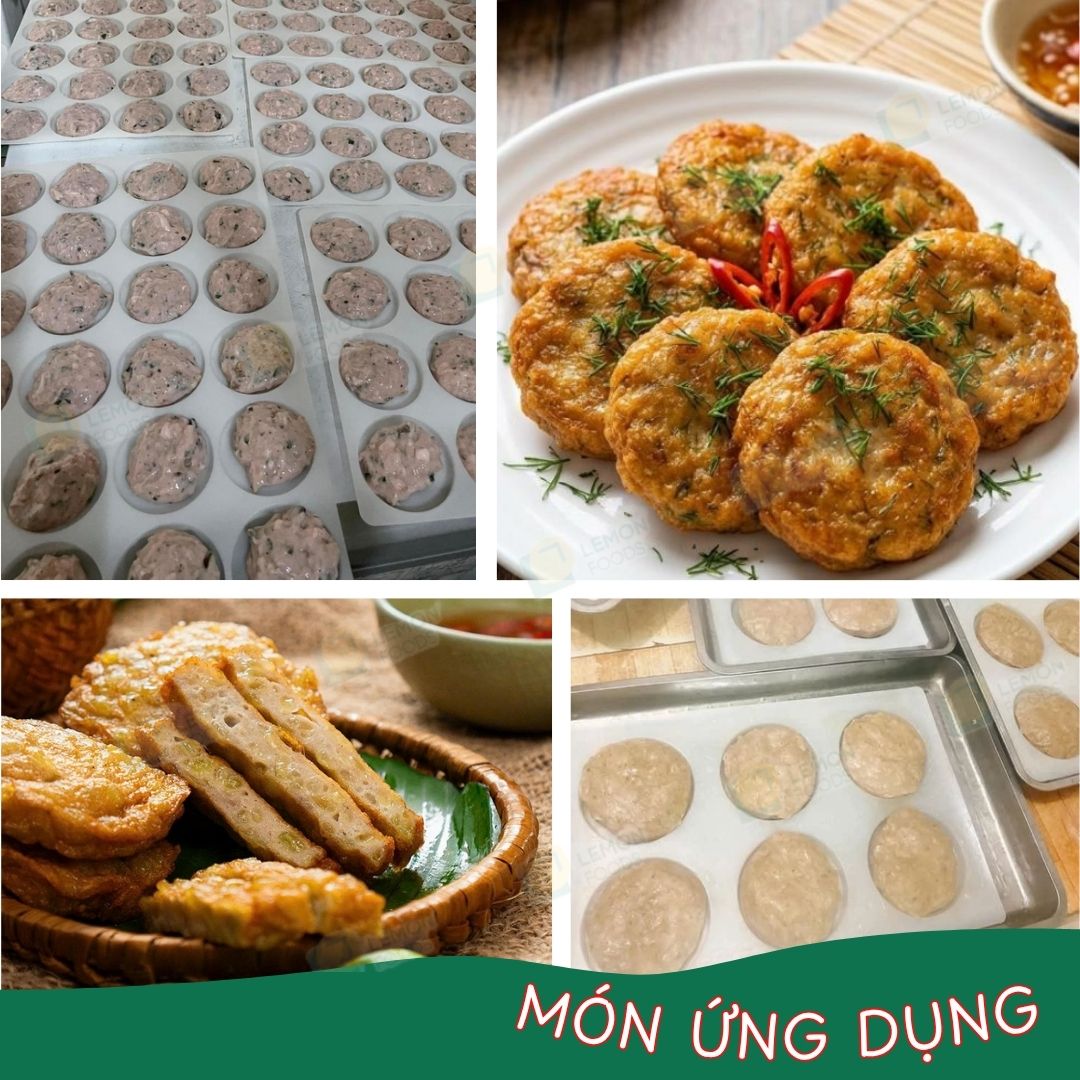 Khuôn nhựa làm chả hình tròn