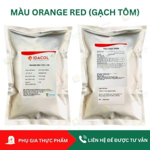 Màu gạch tôm chuyên dùng trong chế biến thực phẩm