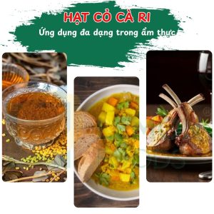 Hạt cỏ cà ri được ứng dụng đa dạng trong ẩm thực và đời sống hằng ngày