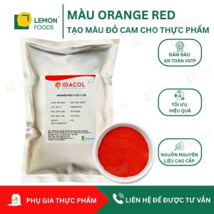 Màu đỏ cam Orange Red