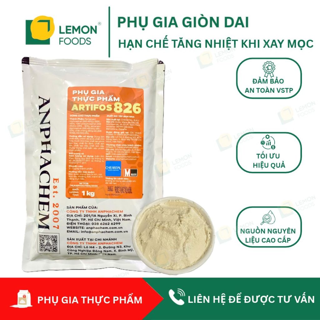 Chất tạo giòn dai ARTIFOS 826
