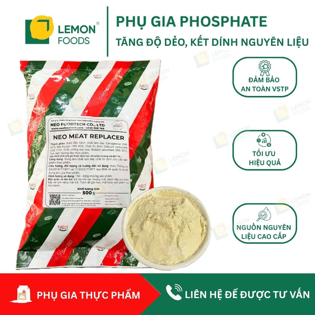 Bột giòn dai chả chay NEO MEAT REPLACER