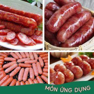 Muối đỏ tạo màu, giữ màu và bảo quản lạp xưởng hiệu quả