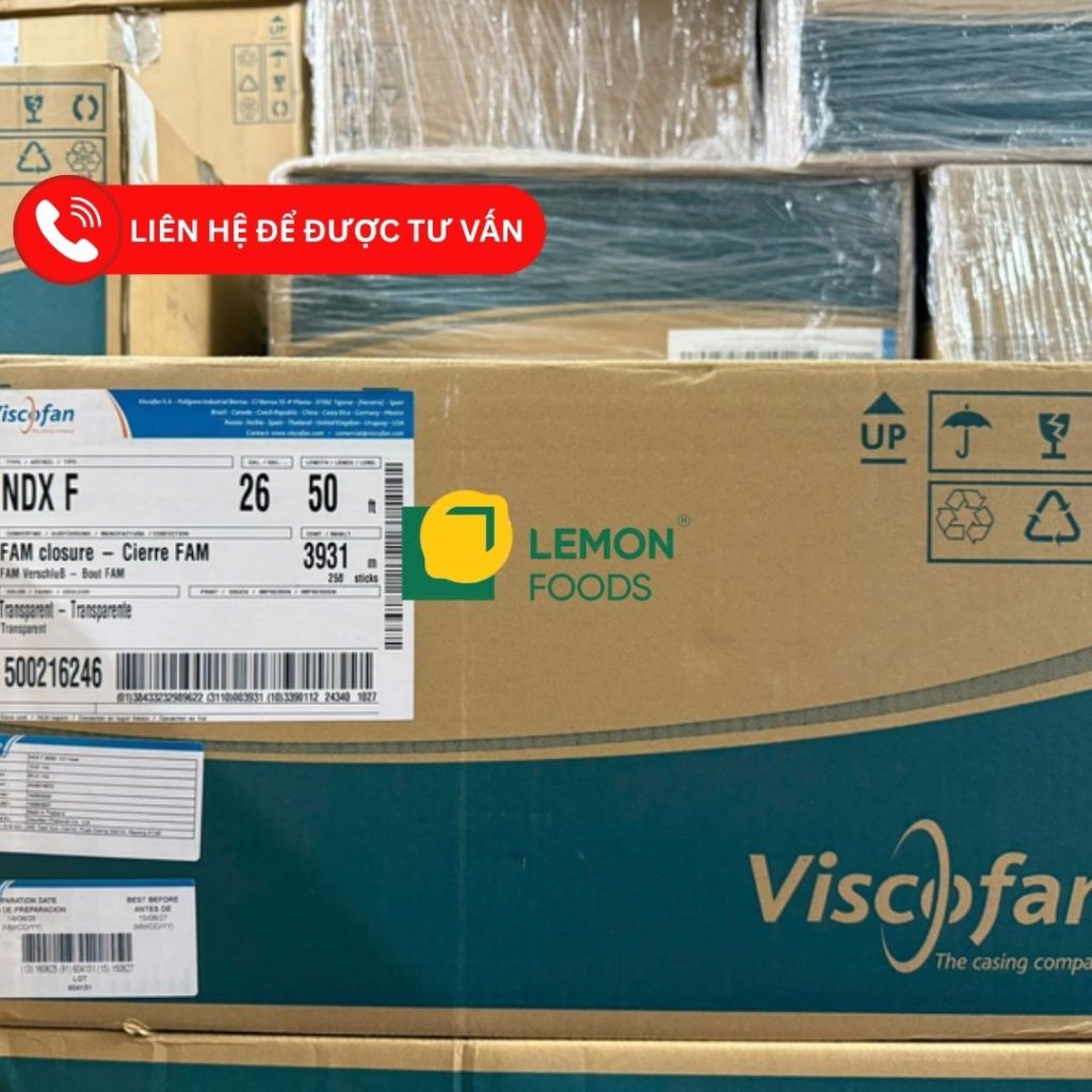 Lemon Foods cung cấp đầy đủ các size vỏ bọc lạp xưởng